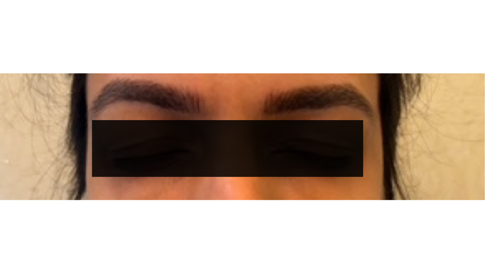 After microblading natural full eyebrows by Foram Patel